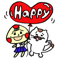 "Nokochan" and "Nyanta"