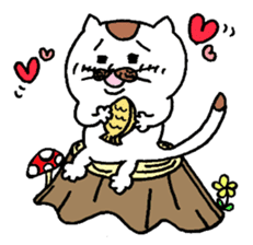 "Nokochan" and "Nyanta" sticker #4334091