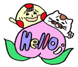 "Nokochan" and "Nyanta" sticker #4334092