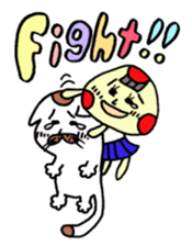 "Nokochan" and "Nyanta" sticker #4334094