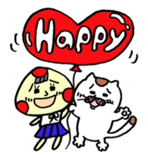 "Nokochan" and "Nyanta" sticker #4334095