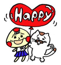 "Nokochan" and "Nyanta" sticker #4334095