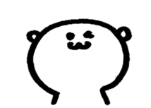 The flip book bear sticker #4334296