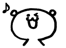 The flip book bear sticker #4334319