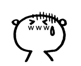 The flip book bear sticker #4334334