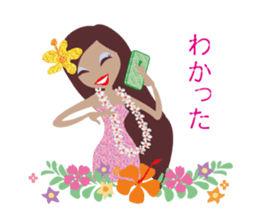 Tropical girls sticker #4334661