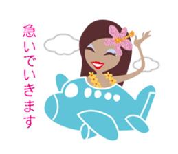 Tropical girls sticker #4334663