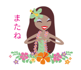Tropical girls sticker #4334669
