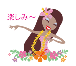 Tropical girls sticker #4334675