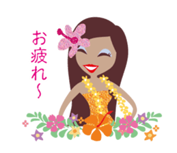 Tropical girls sticker #4334685