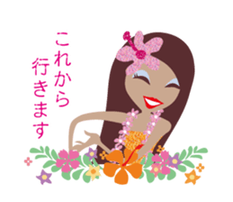 Tropical girls sticker #4334687