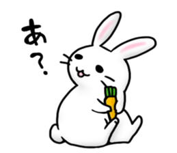 Invective rabbit 2 sticker #4334984
