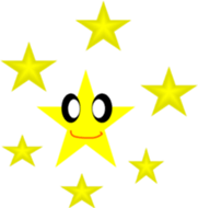 Stars and constellations us sticker #4335032