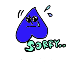 Daily conversation of cute heart sticker #4335897