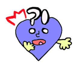 Daily conversation of cute heart sticker #4335904