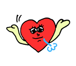 Daily conversation of cute heart sticker #4335907