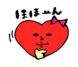 Daily conversation of cute heart sticker #4335908