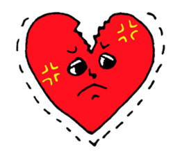 Daily conversation of cute heart sticker #4335909