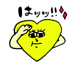 Daily conversation of cute heart sticker #4335910