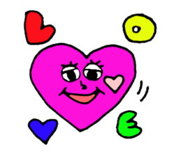 Daily conversation of cute heart sticker #4335911