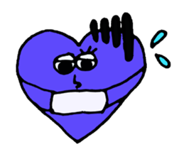 Daily conversation of cute heart sticker #4335914