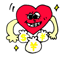 Daily conversation of cute heart sticker #4335917