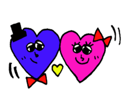 Daily conversation of cute heart sticker #4335918