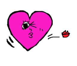 Daily conversation of cute heart sticker #4335928