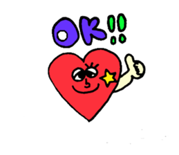 Daily conversation of cute heart sticker #4335929