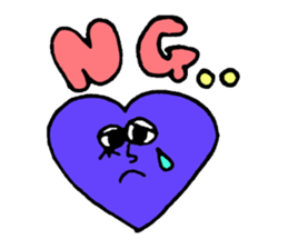 Daily conversation of cute heart sticker #4335930