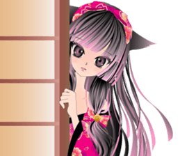 Pretty Girl picture book oiran3 sticker #4335956