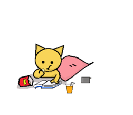 dairy  life  conversation to cat sticker #4336087