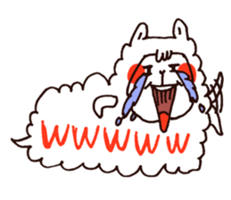 Alpaca's message sticker #4336144