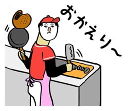 Face powder baseball 2 sticker #4336492