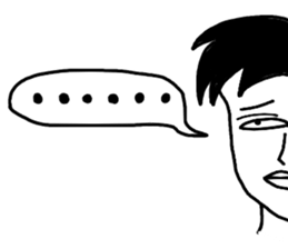 Creepy men daily sticker #4336497