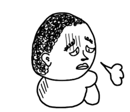 Creepy men daily sticker #4336512