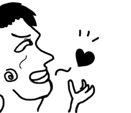 Creepy men daily sticker #4336521