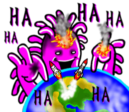 another dimension man sticker #4336560