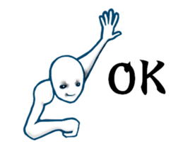 another dimension man sticker #4336567