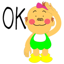 kimokawa chibi-oyaji sticker #4336658