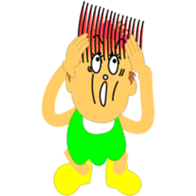 kimokawa chibi-oyaji sticker #4336667