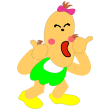 kimokawa chibi-oyaji sticker #4336668