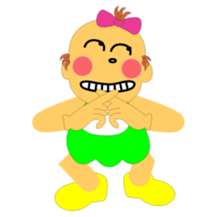 kimokawa chibi-oyaji sticker #4336671