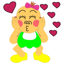 kimokawa chibi-oyaji sticker #4336674