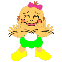 kimokawa chibi-oyaji sticker #4336676