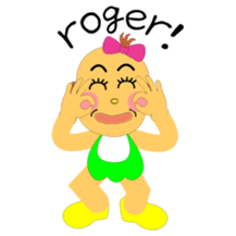 kimokawa chibi-oyaji sticker #4336682