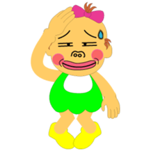 kimokawa chibi-oyaji sticker #4336690