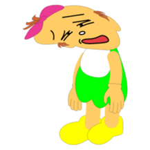 kimokawa chibi-oyaji sticker #4336692