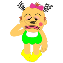 kimokawa chibi-oyaji sticker #4336695