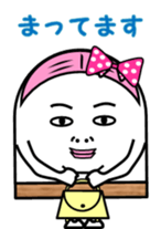 Fish paste girl sticker #4337260